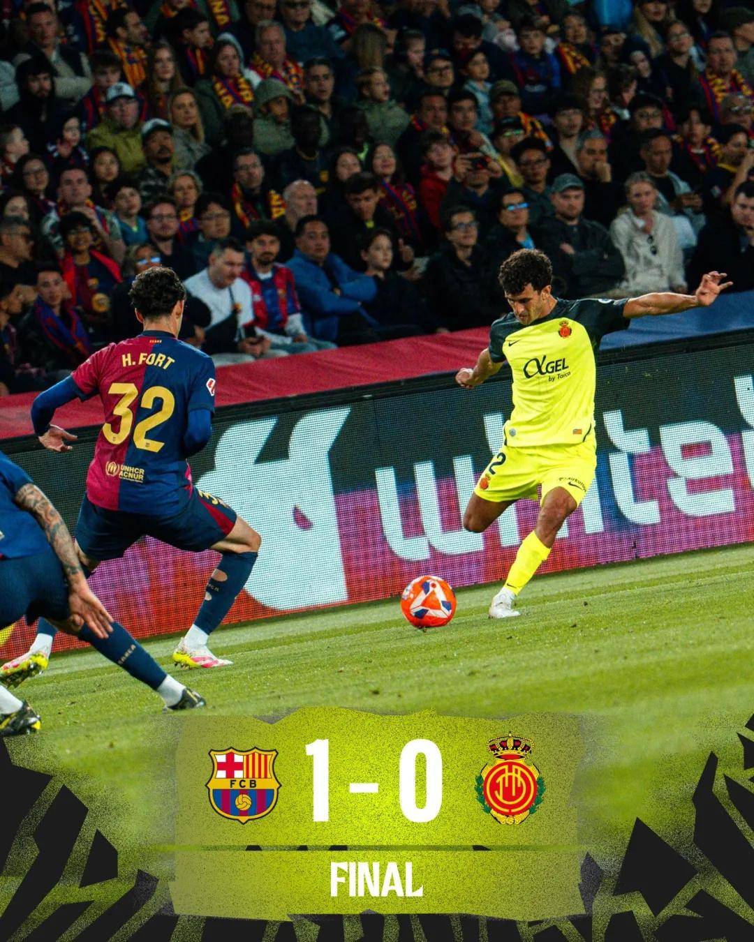 包含赫塔菲客场击败马洛卡，取得重要胜利的词条